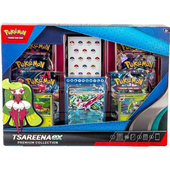 NEW IN BOX POKÉMON TSAREENA PREMIUM COLLECTION - Picture 1 of 3